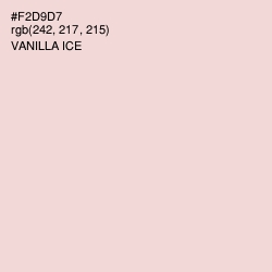 #F2D9D7 - Vanilla Ice Color Image